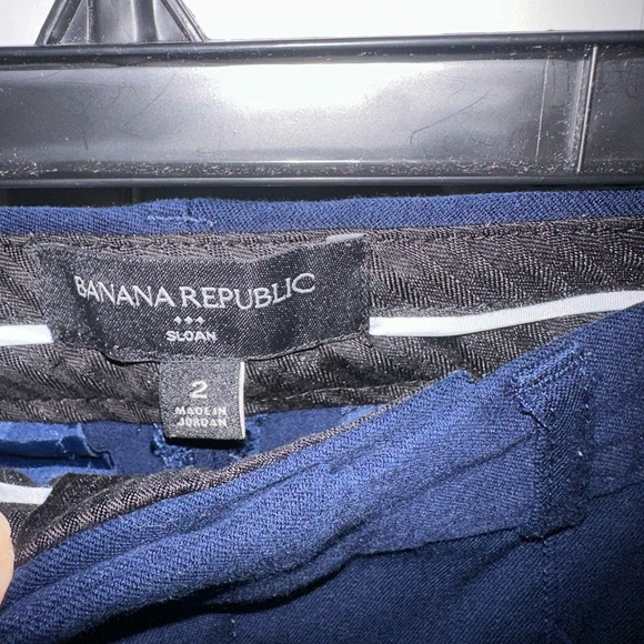 Banana republic Sloan women’s pants slacks size 2 Navy Blue - Picture 2 of 3